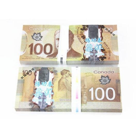 Lot of 100 Pieces Banktells' C$100 Training Canada Banknotes Paper Money