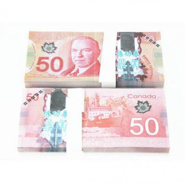 Lot of 100 Pieces Banktells' C$50 Training Canada Banknotes Paper Money