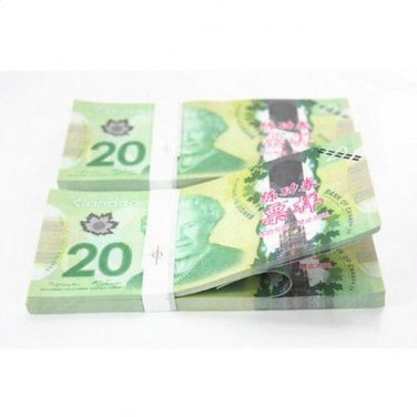 Lot of 100 Pieces Banktells' C$20 Training Canada Banknotes Paper Money