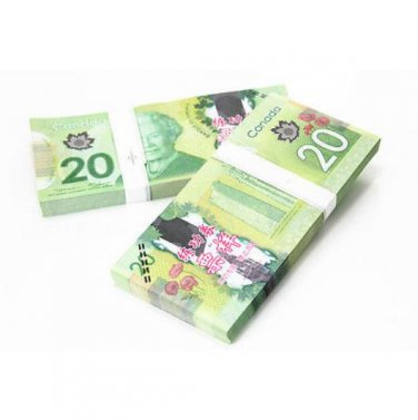 Lot of 100 Pieces Banktells' C$20 Training Canada Banknotes Paper Money