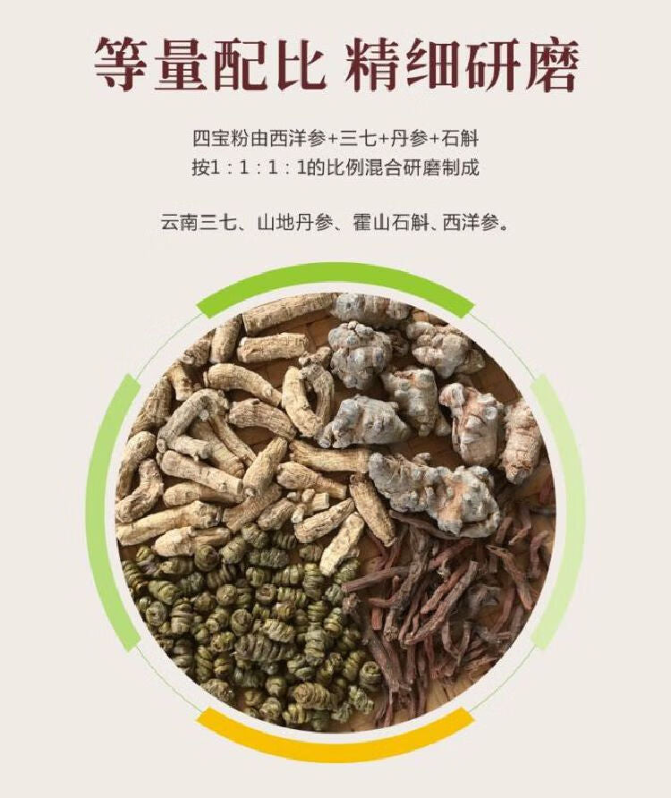 Chinese Herbs for Health. Sibao Pian | Si Bao Pian | Sibao Tablets | Si Bao Tablets | Four Key Ingredients Tablets for Promotes Blood Circulation, Nourishes the Heart and Calms the Mind, Strengthens the Kidneys, Anti-inflammatory and Antioxidant