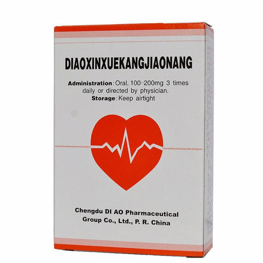 China Herb.  Di Ao Xin Xue Kang Jiao Nang for prevention and treatment of coronary heart disease.   Huang Yam or Japan Yam Rhizome extract. 20 capsules*5 boxes