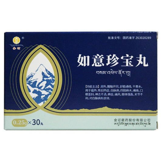 China Herb. Ruyi Zhenbao Wan for paralysis arthralgia and gout. Traditional Chinese Medicine. 30 pills*5 boxes