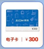 China JD e-Gift Card (300)