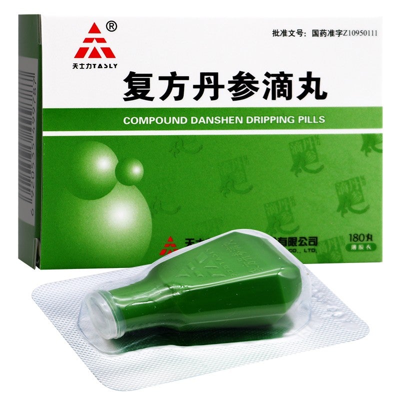 Chinse Herbs. Fufang Danshen Diwan or FufangDanshen Diwan or FufangDanshenDiwan or Fu Fang Dan Shen Di Wan or Fufang Danshen Dripping Pills or Compound Danshen Dripping Pills for chest apoplexy and Angina Pectoris and coronary heart disease.