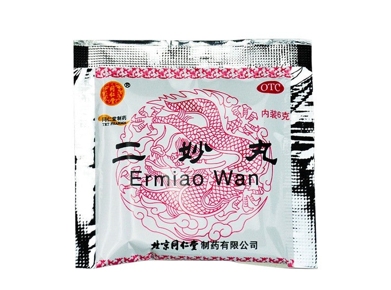 China Herb. Ermiao Wan for urinary tract infections or uterine bleeding.Er Miao Wan. 6g*12 sachets*5 boxes