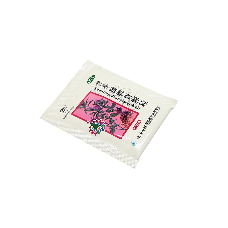 China Herb. Shenling Jianpiwei Granule for stomach weak induced diarrhe and dyspepsia. Shenling Jianpiwei Keli. 10 sachets*5 boxes